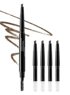 Eyebrow Pencil Set， Brow Pencil Definer with Eyebrow Spoo
