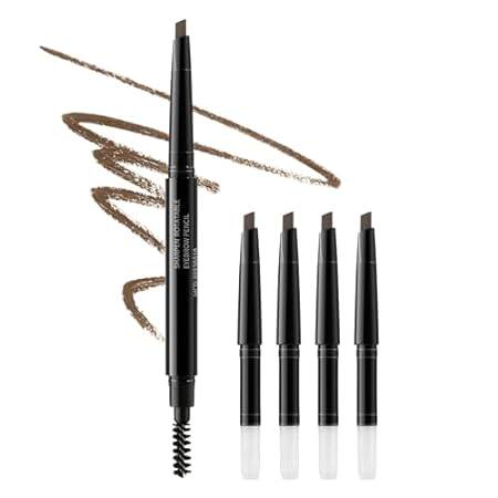 Eyebrow Pencil Set， Brow Pencil Definer with Eyebrow Spoo