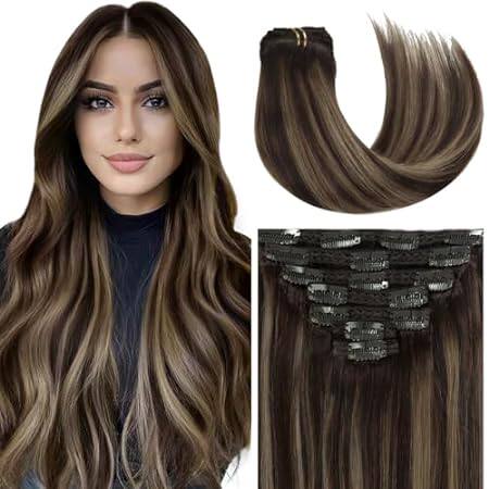 Caliee Balayage Dark Brown and Chestnut Brown with Dark B