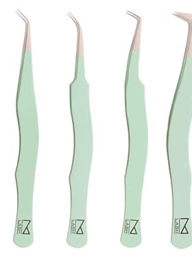 M LASH M1 Tweezers Set of 4 - Nordic Design， High Precisi