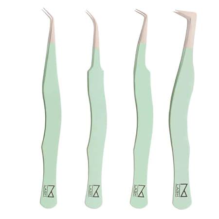M LASH M1 Tweezers Set of 4 - Nordic Design， High Precisi