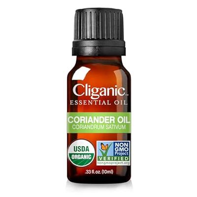 Cliganic Organic Coriander Seed Essential Oil， 100% Pure