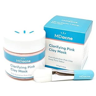 MDacne Clarifying Clay Face Mask - Deep Pore Detox with A