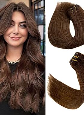 Sew in Hair Extensions Real Human Hair Hand Tied Weft Hai