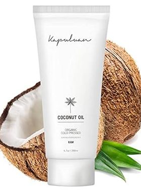 Organic Coconut Oil for Hair， Skin – Raw Extra Virgin Coc