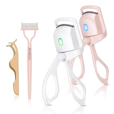 [2+2pack] Heated Eyelash Curlers，Rapid Heated Lash Curler