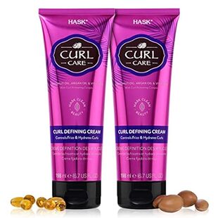 HASK CURL CARE Curl Defining Cream 2 Piece Bundle- vegan