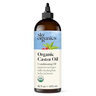 Sky Organics Organic Castor Oil (16 oz) USDA Certified Or