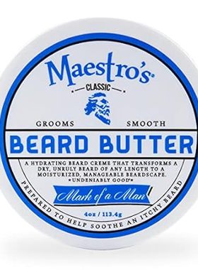 Maestro's Classic BEARD BUTTER | Anti-Itch， Extra Soothin