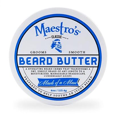 Maestro's Classic BEARD BUTTER | Anti-Itch， Extra Soothin