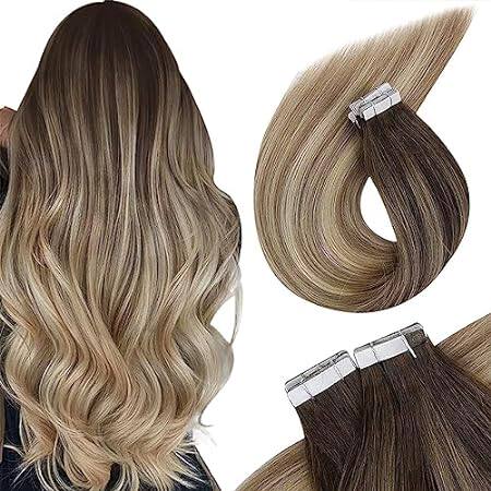Ve Sunny Ombre Tape in Extensions Human Hair Ombre Blonde