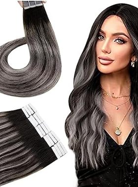 Hetto Tape in Hair Extensions Human Hair 24 Inch Invisibl