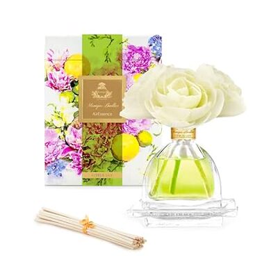 AGRARIA AirEssence Flower and Reed Diffuser Set， Hand Cra