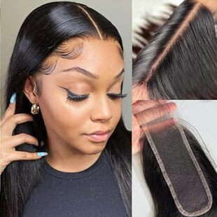 SKINLIKE Real 2X6 HD Lace Closure Straight Human Hair, Lo