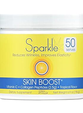 Hydrolyzed Collagen Powder - Sparkle Skin Boost (Tropical