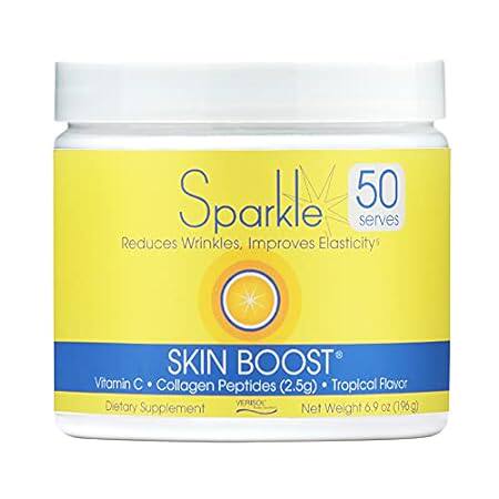 Hydrolyzed Collagen Powder - Sparkle Skin Boost (Tropical