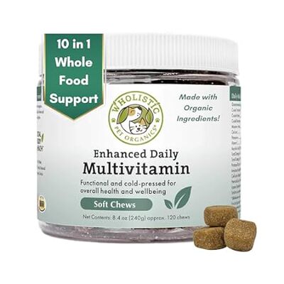 Wholistic Pet Organics: Multivitamin Chews for Dogs Organ