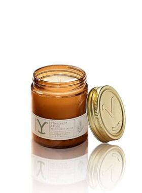 Yellowstone Scented Jar Candle by Tru Western， 8 oz - Pin