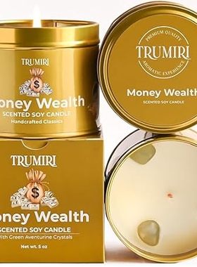 Money Wealth - Candles for Home Scented - Velas Aromática