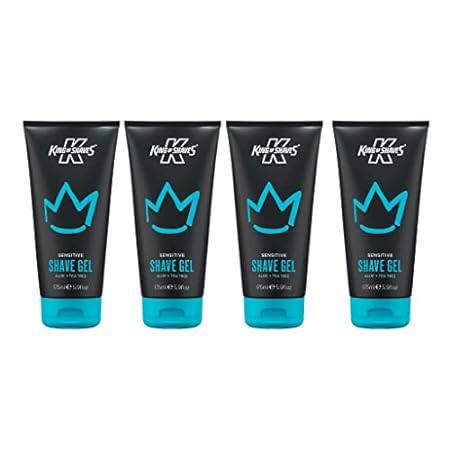 King of Shaves Sensitive Shaving Gel， Low Foam for a Refr