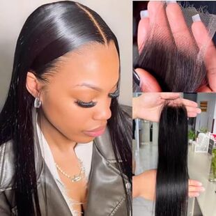 SKINLIKE Real 2X6 HD Lace Closure Straight Human Hair, Lo