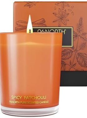 96NORTH | Pure Spicy Patchouli Candle | 100% Natural Soy