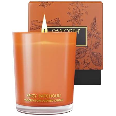 96NORTH | Pure Spicy Patchouli Candle | 100% Natural Soy