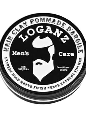 Hair Clay Strong Hold - Non-Greasy/Non-Oily Matte Finish