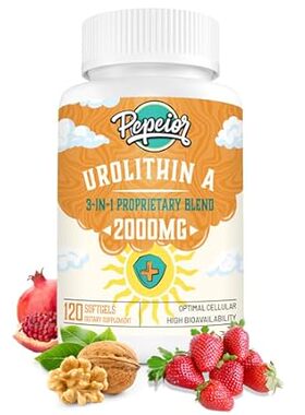 Urolithin A Supplement 2000MG 120 Softgels -1 Bottle