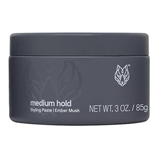 Styling Paste Hold Wolf Wate Medium Hair Men Black for