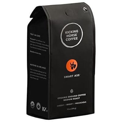 Kicking Horse Coffee Smart Ass， Medium Roast， Ground， Cer