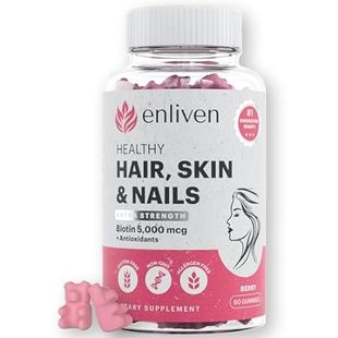 Biotin Hair Skin and Nail Vitamins | Biotin Gummies 5000m