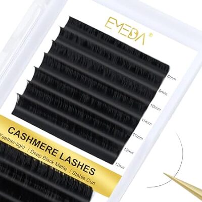 EMEDA Cashmere Volume Lash Extensions C CC D Curl 0.03 0.