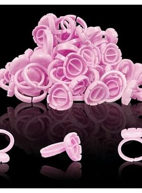 100pcs Glue Rings for Eyelashes Extension - Lash Extensio