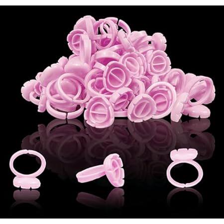 100pcs Glue Rings for Eyelashes Extension - Lash Extensio