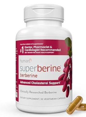 humanN SuperBerine Berberine Supplement - Cholesterol &am
