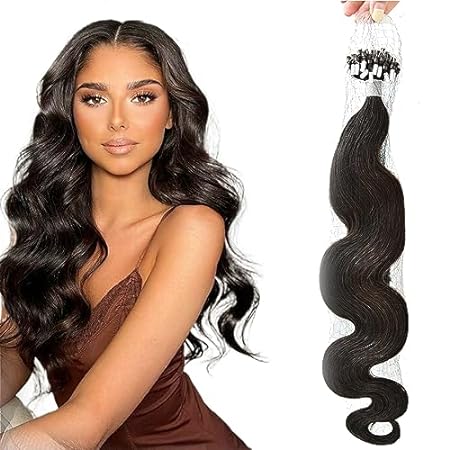 16 Inch Microlink Hair Extensions Human Hair Fusion Hair