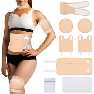 Castor Oil Pack Wrap Kit - 8 Pcs Organic Cotton Flannel C