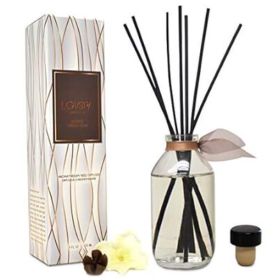 LOVSPA Smoked Vanilla Bean Reed Diffuser Set - Scented St