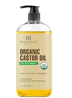 Botanic Hearth Castor Oil | USDA Certified Organic |100%