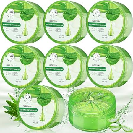 8 Pcs Organic Aloe Vera Gel Fresh Aloe Gel Moisture Hydra