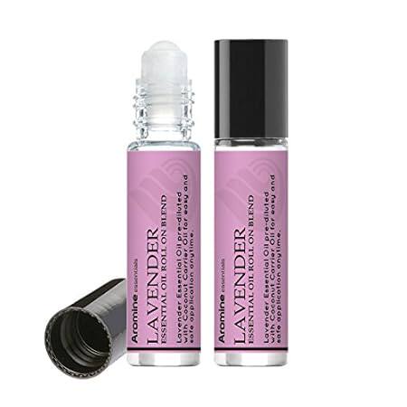 Lavender Essential Oil Roll On， Pre-Diluted 10ml (Pack of