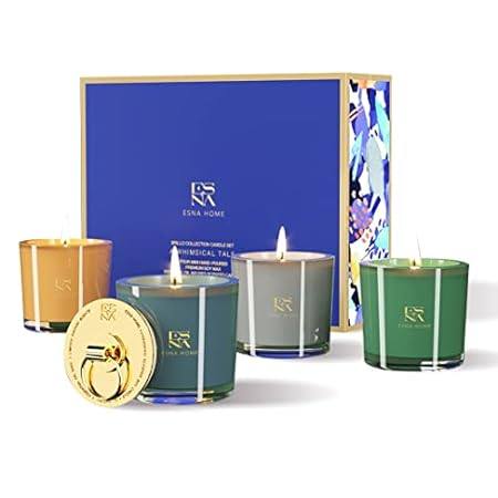 ESNA HOME Luxury Scented Candle Set | Aromatherapy Gifts