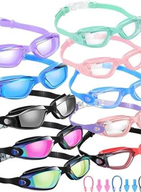 10 Pack Anti Fog Swim Goggles Swimming Goggles No Leaking