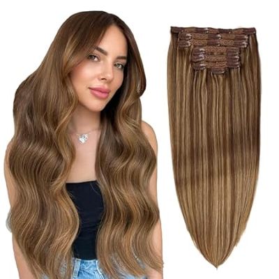Hair Extensions Real Human Hair，Human Hair Clip In Extens