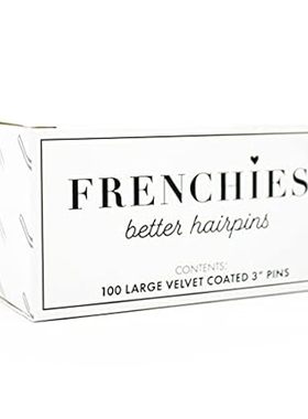 Frenchies Ultra Flocked Extra Soft French Twist Hair Pins