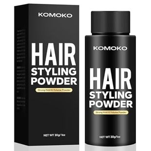 Komoko Hair Styling Powder (0.7 oz), Styling Powder, Matt