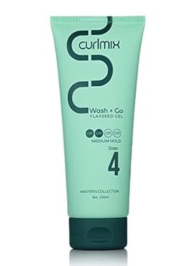 CurlMix Medium Hold Flaxseed Gel for Curly Hair - Defines