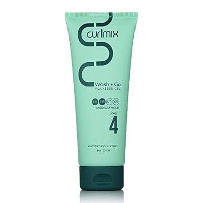 CurlMix Medium Hold Flaxseed Gel for Curly Hair - Defines