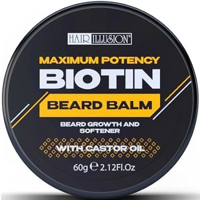 Hair Illusion MAXIMUM POTENCY BIOTIN Beard Balm For Beard
